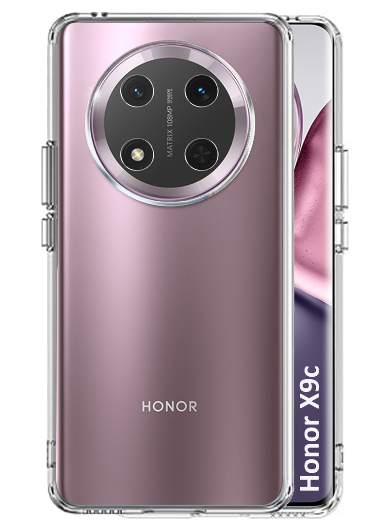 هونر X9c - غلاف خلفي واقي شفاف مرن من السيليكون - شفاف - Image 1