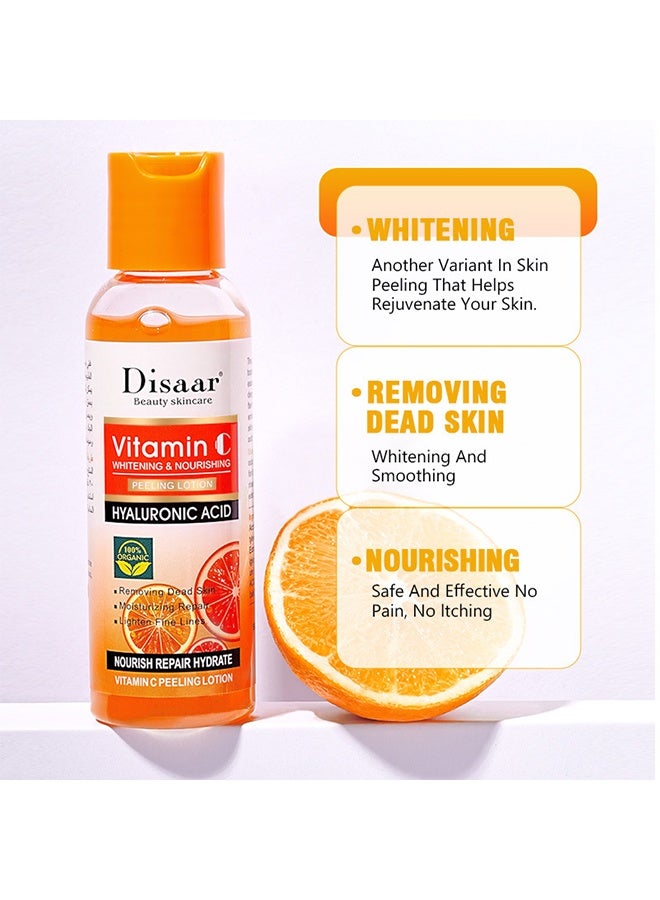ديسار غسول تقشير فيتامين سي المغذي والمغذي - يعمل على تليين الكيراتين بشكل فعال ، ويحسن البشرة الخشنة ويؤخر شيخوخة الجلد ويجعل البشرة ناعمة ومرنة ، مبيض وسلس 100 جرام - Image 4