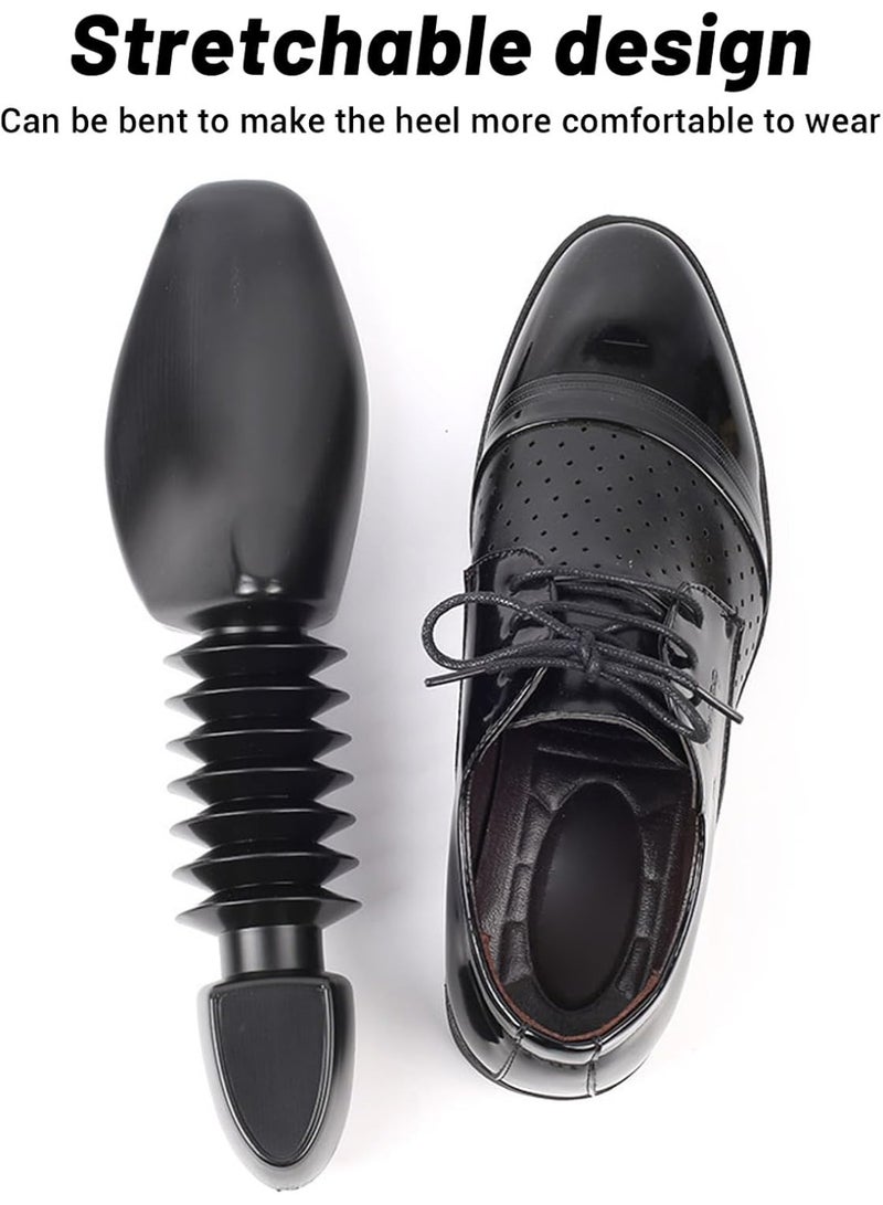 يلا جوي 4 أزواج من موسعات الأحذية، موسع أحذية تلسكوبي بمقاسين، موسع أحذية للنساء والرجال، أسود - Image 2
