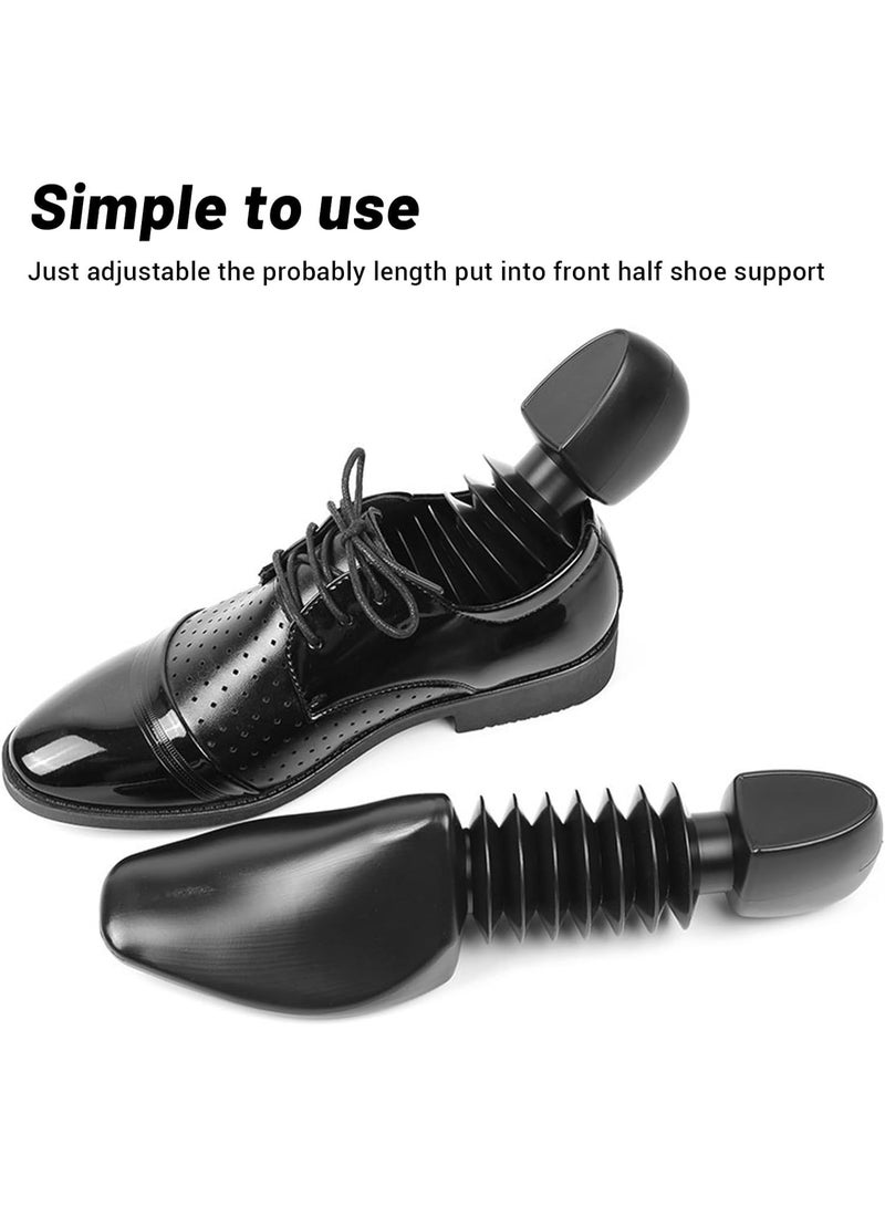 يلا جوي 4 أزواج من موسعات الأحذية، موسع أحذية تلسكوبي بمقاسين، موسع أحذية للنساء والرجال، أسود - Image 3