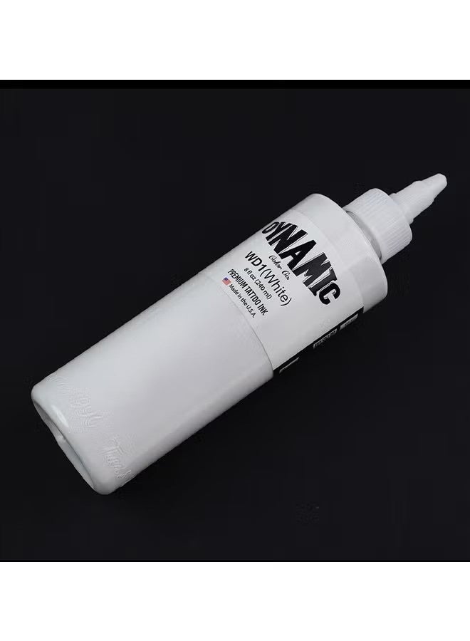 ديناميكي لون كو أبيض حبر الوشم الممتاز 8 أوقية ، معقمة ، نباتية ، صبغة ذات جودة ممتازة لنتائج حية وطويلة الأمد - Image 3