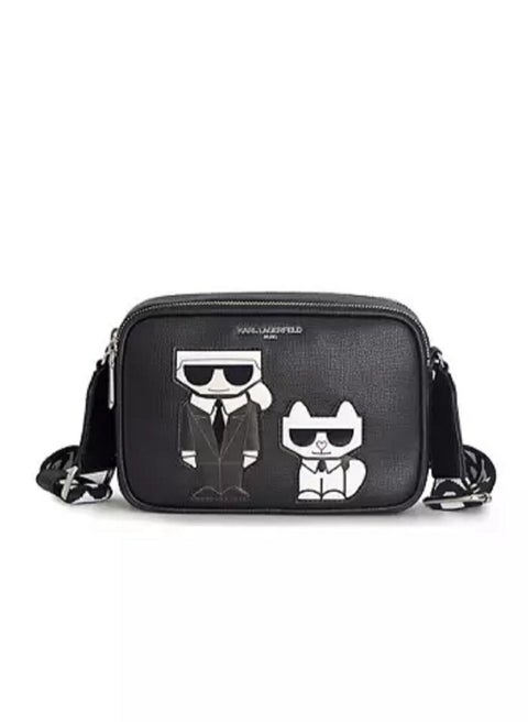 Karl Lagerfeld Maybelle Double Zip Charm Crossbody