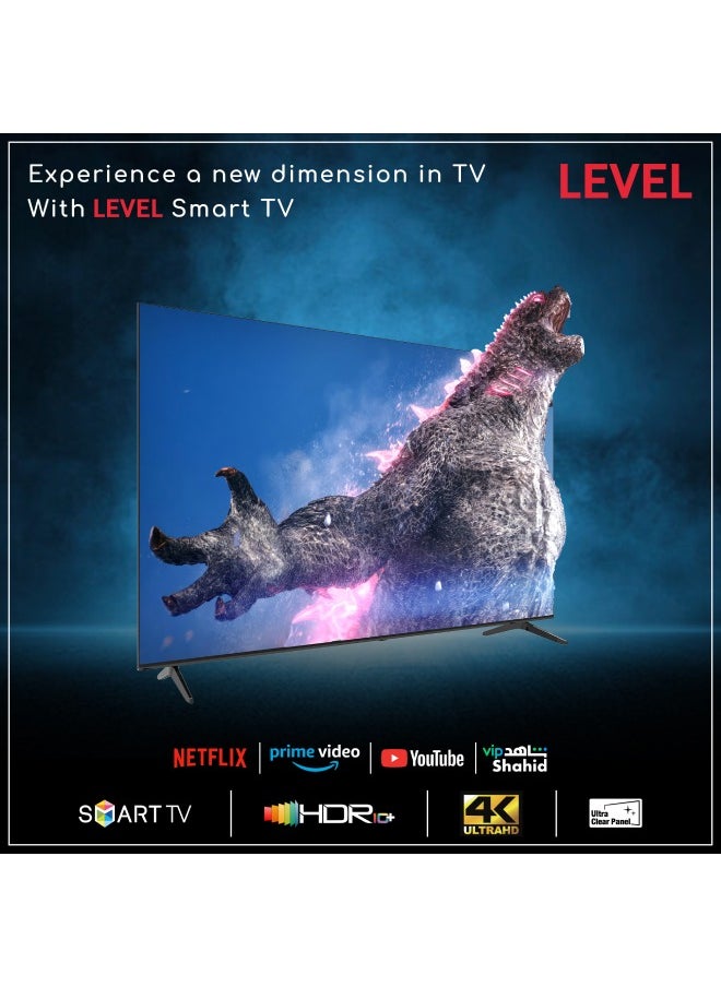 Level - Level 65-inch 4K Smart TV without frame, internal receiver, extra remote and wall mount  model WLVLU6501WDE - Image 1