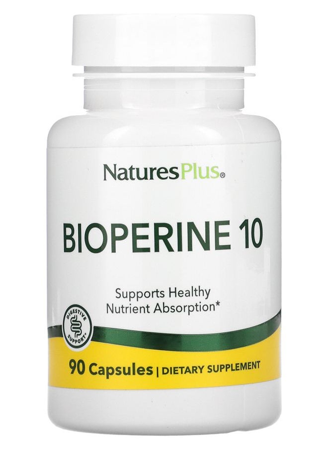 NaturesPlus Bioperine 10 90 Capsules 