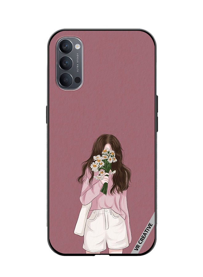 VR CREATIVE Protective Case Cover For Oppo Reno4 Pro 5G Jenny Design Multicolour - Image 1