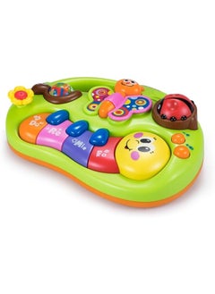 HOLA Smile Face Fun Keyboard - Interactive Baby Piano with 2 Modes (Learning & Music), Educational Toy with 1-2-3’s, Colors, Sounds, Musical Notes, and Sensory Stimulation for Toddlers 6M+  - Image 2