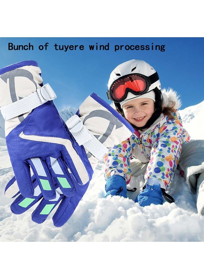 YR.Lover Children Ski Gloves Winter Warm Outdoor Riding Thickening Gloves(2-4years) - Image 5