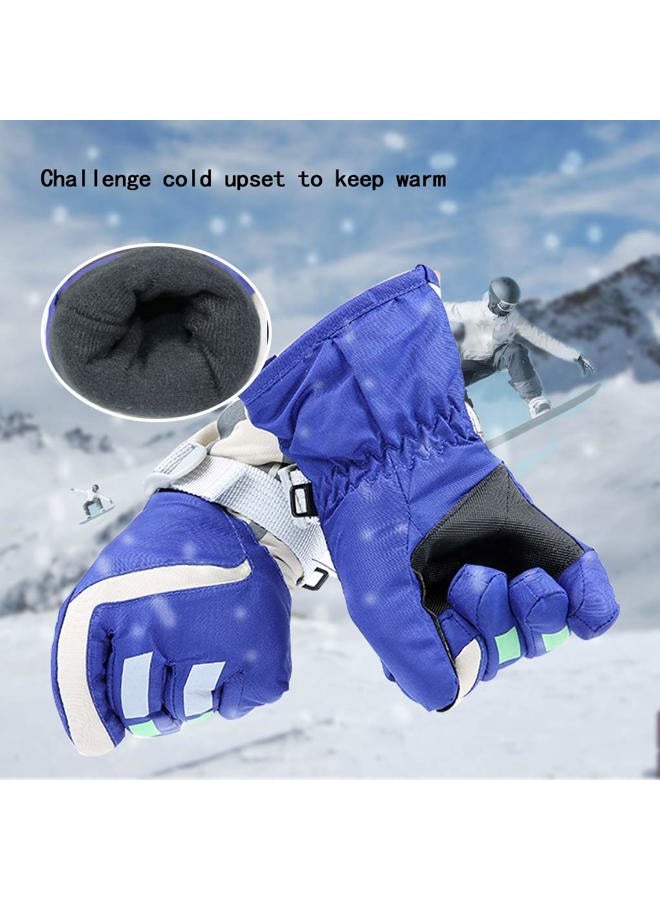 YR.Lover Children Ski Gloves Winter Warm Outdoor Riding Thickening Gloves(2-4years) - Image 4