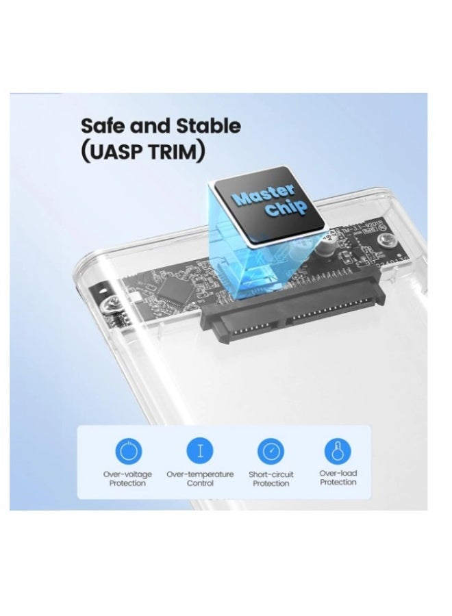 Haing حافظة HDD SATA 2.5" إلى USB 3.0 مصغرة - Image 4