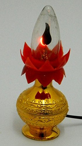 Tu Casa Electric Diya | Kalash Lights for Pooja Mandir | Decorative LED Diya for Home Temple, Diwali Decoration & Festive Lighting | Safe Electric Lamp - Image 2
