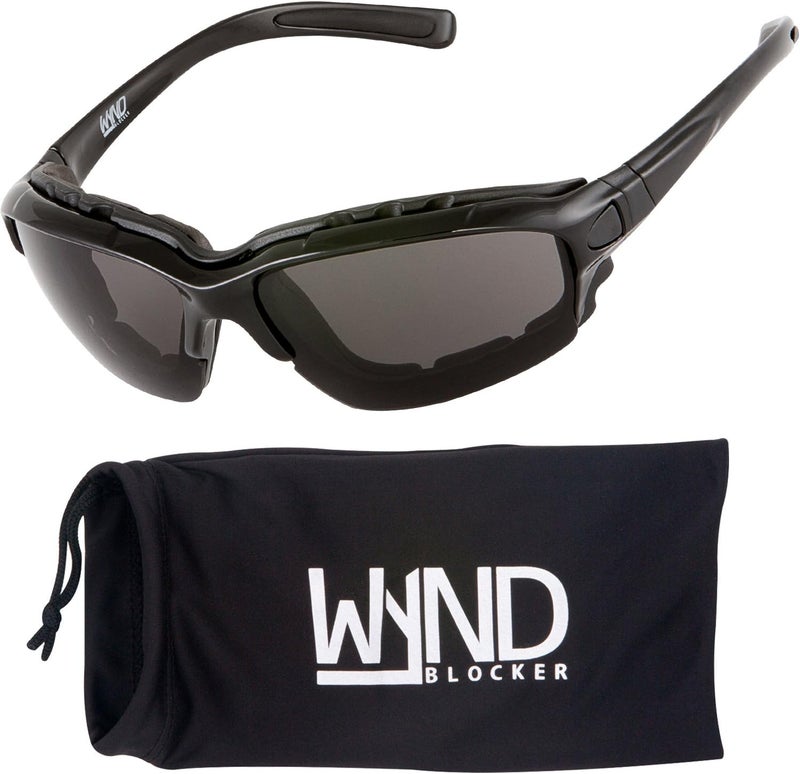 WYND Blocker Polarized Motorcycle Riding Sunglasses Sports Wrap Glasses - Image 1