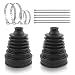 YGDMD 2PCS CV Boot Repair Kit includes 4 Stainless Steel Clamps 6 Cable TiesCV Axle Boot Repair Kit for 19mm to 24mm ShaftsFlexible Axle Boots with WearWaterHeat Resistance - Image 2