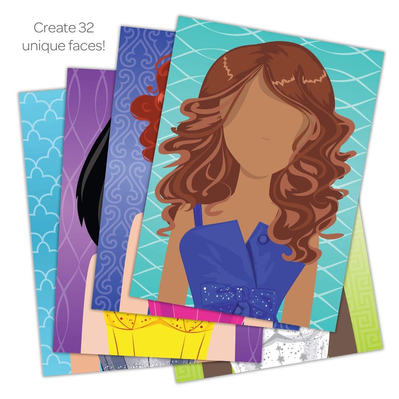 Bendon Create-A-Face Sticker Pad (Princess) - Image 4