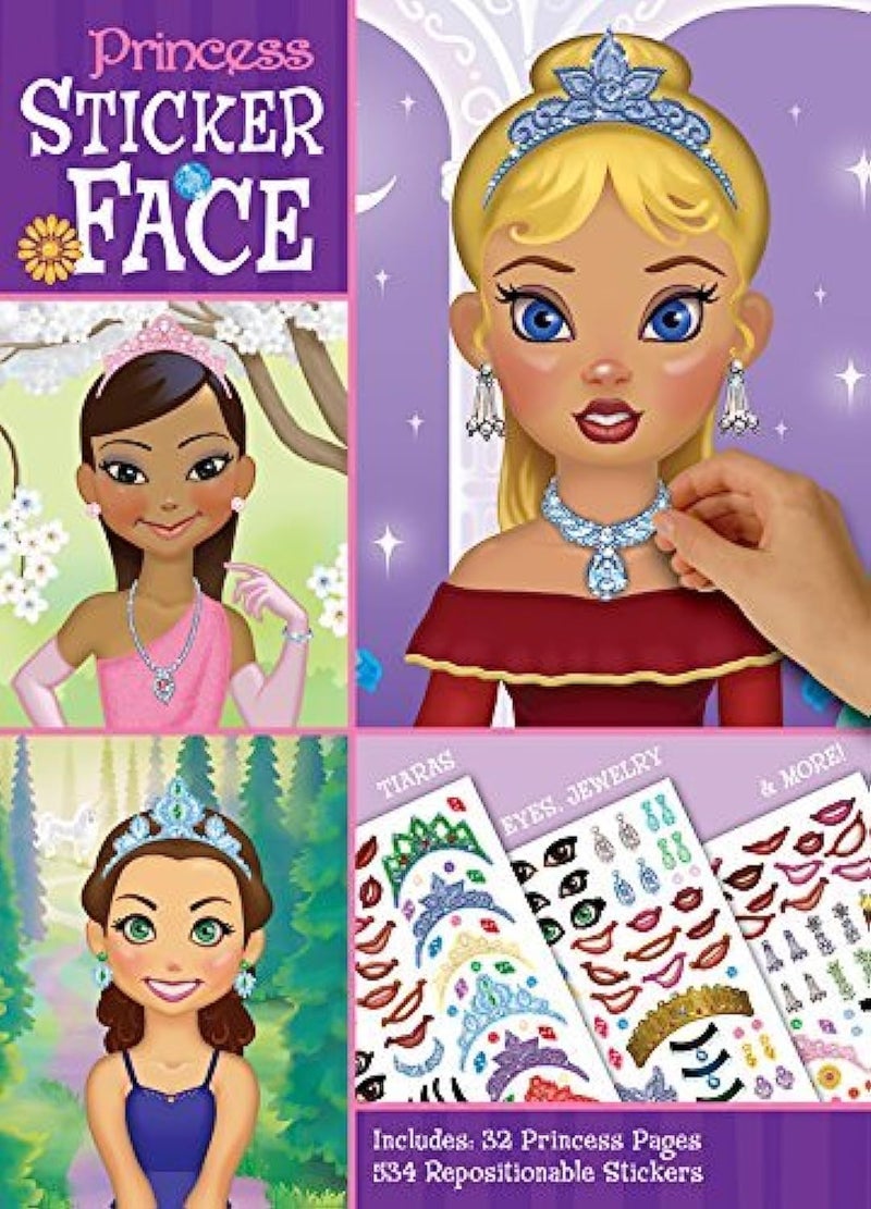 Bendon Create-A-Face Sticker Pad (Princess) - Image 1