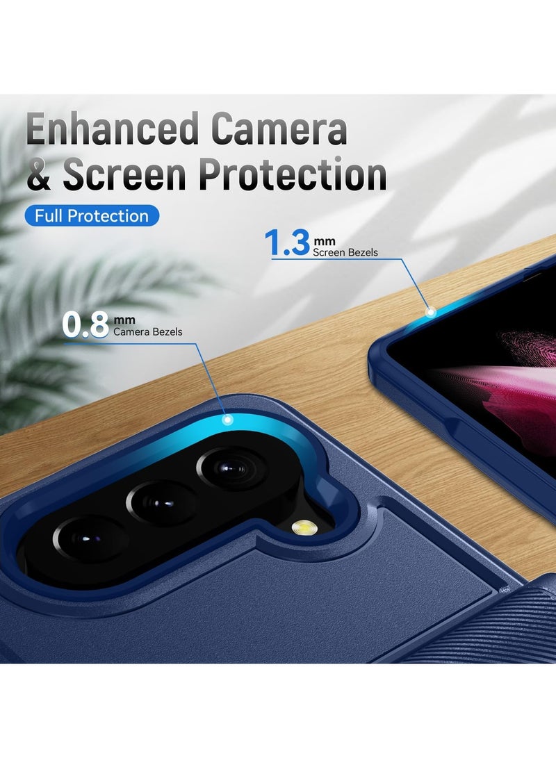 general For Samsung Galaxy Z Fold 5 Case with Kickstand Ring Hold Magnet Skin-Friendly High Value,Samsung Galaxy Z Fold 5 Phone Case Heavy Duty Military Grade Protective Durable Sturdy - Image 2