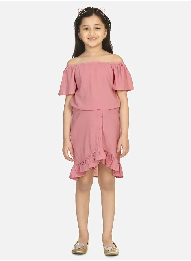 ليلك Dusky Pink Coordinated Clothing Set
