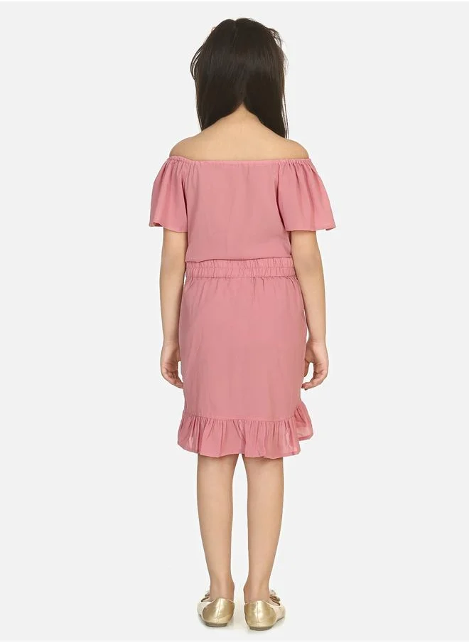 ليلك Dusky Pink Coordinated Clothing Set