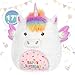 SuzziPals 17 Happy Birthday Unicorn Plush Pillow Soft Squishy White Unicorn Stuffed Animal for Cuddle Plushie Room Decor for Girls Boys - Image 2