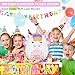 SuzziPals 17 Happy Birthday Unicorn Plush Pillow Soft Squishy White Unicorn Stuffed Animal for Cuddle Plushie Room Decor for Girls Boys - Image 4