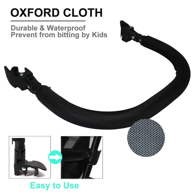 ROMIRUS حاجز الصدمات، مسند الذراع، مقبض، عارضة عرضية لعربة الأطفال Babyzen YOYO YOYO+ (قماش أكسفورد) - Image 2