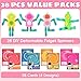 Amplov 28 Pack Valentines Day Gifts for Kids Space Astronaut Robot POP Fidget Spinner Toys with Cards for School Classroom Exchange Party Favors Game Prizes Boys Girls - Image 4
