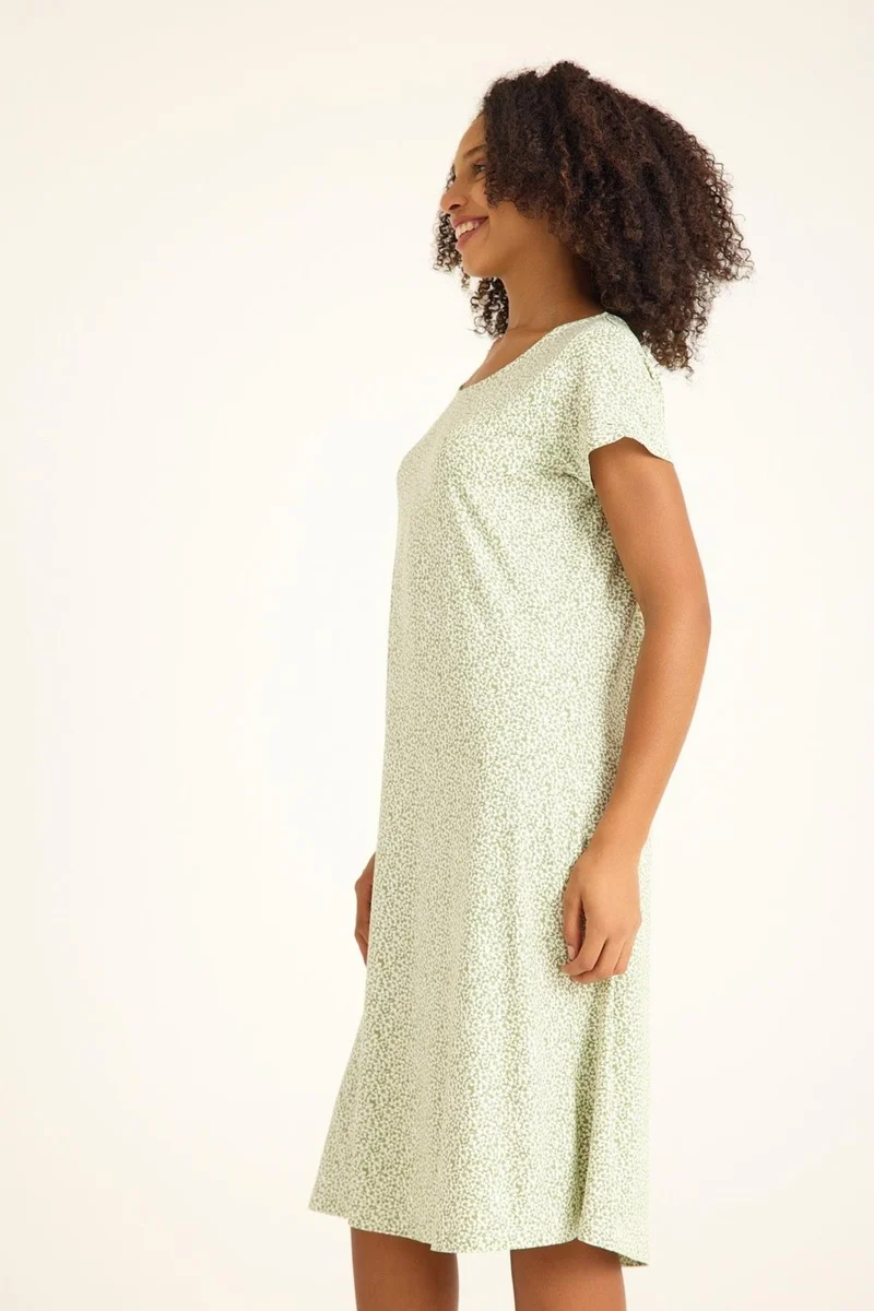 Cotenconcept Flowy Comfortable Casual Combed Fabric Dress