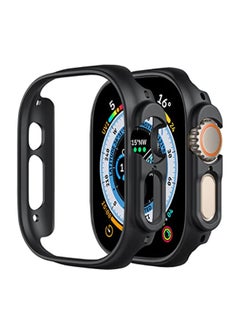 SHOPI For Apple Watch Ultra 49mm Bumper Case [NO Screen Protector], 2 Pack All-Around Edge Shockproof Protective Hard PC Slim Bumper Cover Case for Apple Watch Ultra 49mm - Black  - Image 1