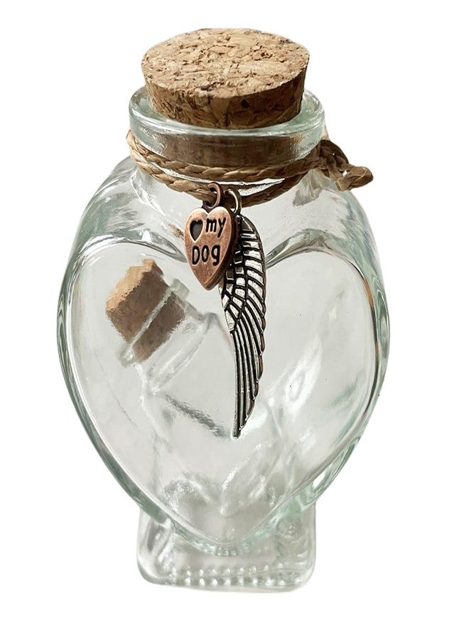 Memorial Bottle for Pet Hair, Pet Fur Keepsake, Shadow Box for Dog Memorial, Dog Urns for Ashes, Gifts for Loss - Image 1