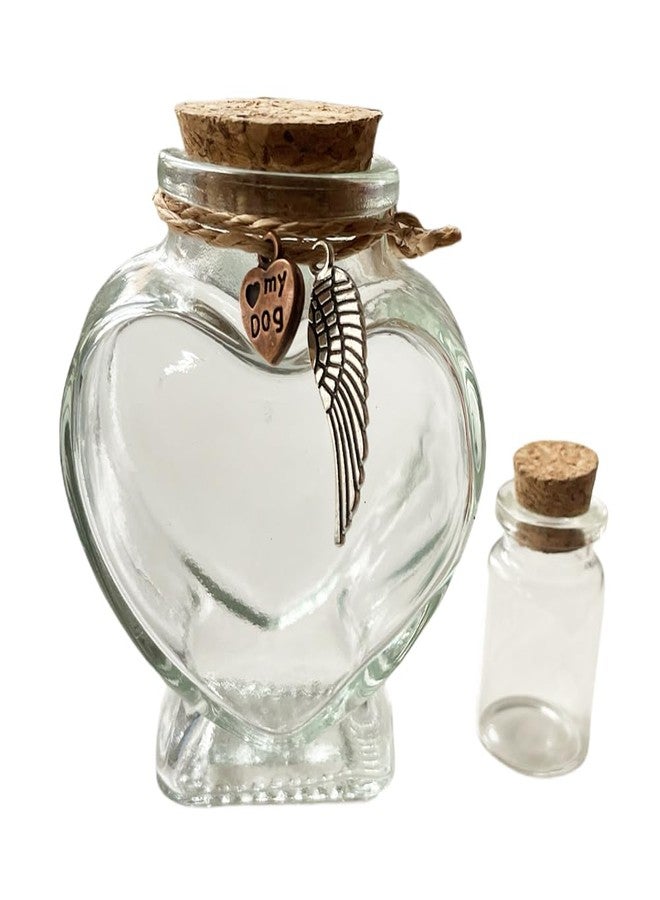 Memorial Bottle for Pet Hair, Pet Fur Keepsake, Shadow Box for Dog Memorial, Dog Urns for Ashes, Gifts for Loss - Image 3