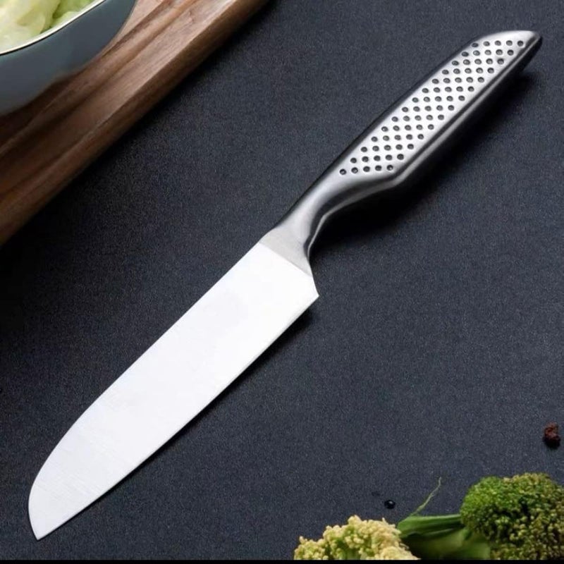 DIVOX 1 Pcs Stainless Steel Knife High Carbon Ultra Sharp Kitchen Paring for Cutting Vegetable Meat Fruit Blade with Comfortable Handle Professional Chefs Knife Santoku Knife - Image 2