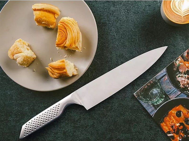 DIVOX 1 Pcs Stainless Steel Knife High Carbon Ultra Sharp Kitchen Paring for Cutting Vegetable Meat Fruit Blade with Comfortable Handle Professional Chefs Knife Santoku Knife - Image 3