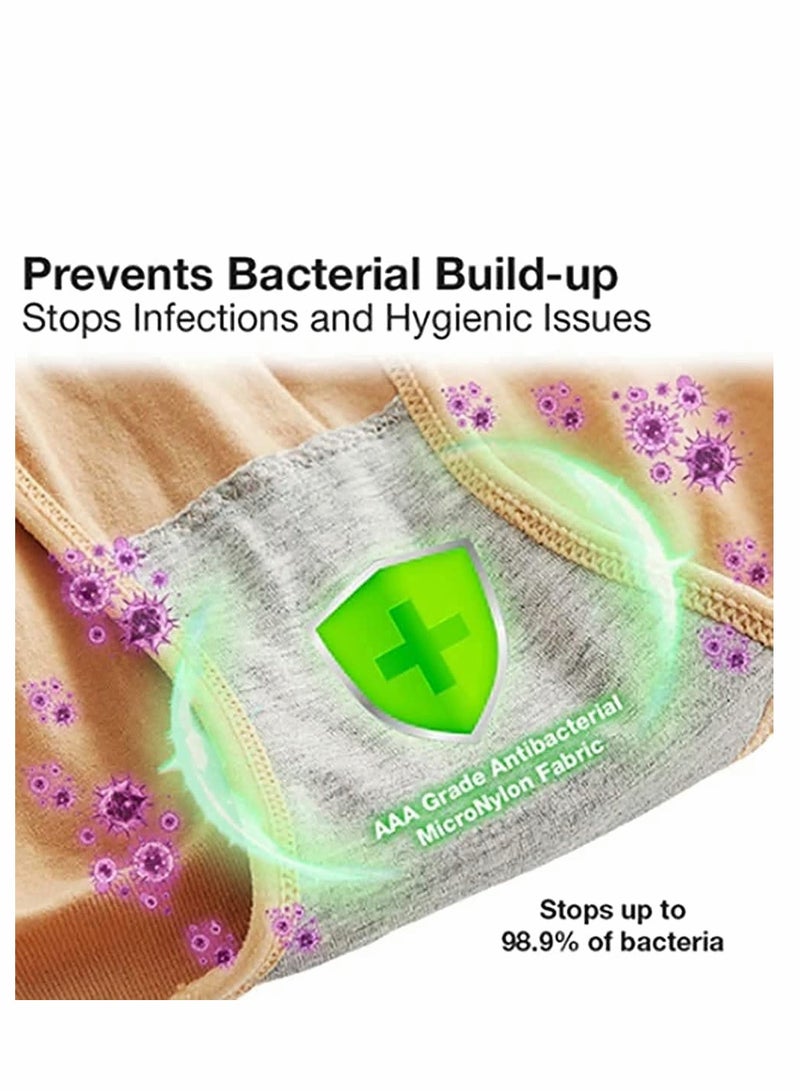 Excefore IONSTech Unique Fiber Restoration Shaper Tighten the Sagging Fat, Lift the Hips and Tighten the Abdomen Shaping Leggings Suitable for Women(Skin Color and Black) - Image 4