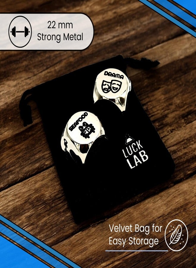 Luck Lab نرد حظ مختبر لتحديد المواعيد - نرد لتحديد ليلة الموعد مع حقيبة تخزين من المخمل (نرد لتحديد العشاء والفيلم)  - Image 3