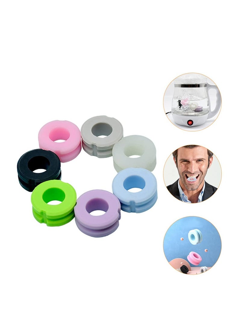 SYOSI Jaw Exerciser, 7pcs Jawline Exerciser, Face and Toning and Slimmer, Jawline Strengthener, Chin Reducer, Muscle Training Jaw Exerciser Facial Exercise, for Men Women  - Image 5