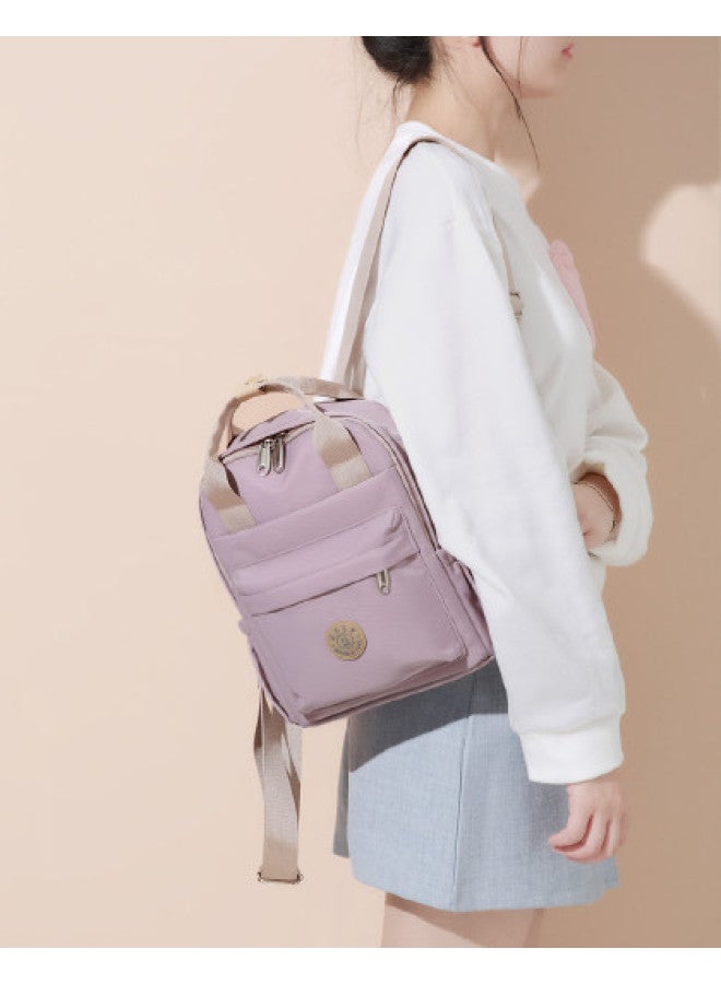 Golf Elastic Side Pocket】junior High And High School Student Backpack, Casual Large Capacity Lightweight Rucksack With Handles - Image 1