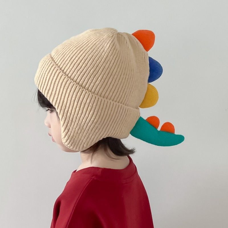 Children'S Hat Boys' Cute And Super Cute Knitted Woolen Hat Girls' Windproof Ear Protection Baby Thickeneded Warm Hat - Image 4