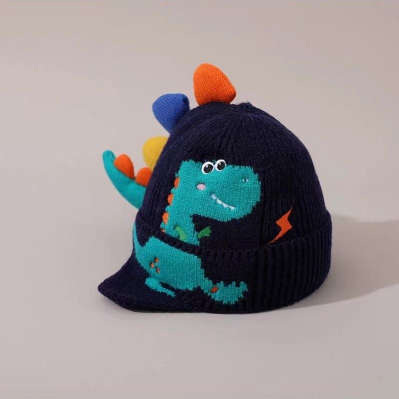 Children'S Hat Boys' Cute And Super Cute Knitted Woolen Hat Girls' Windproof Ear Protection Baby Thickeneded Warm Hat - Image 1