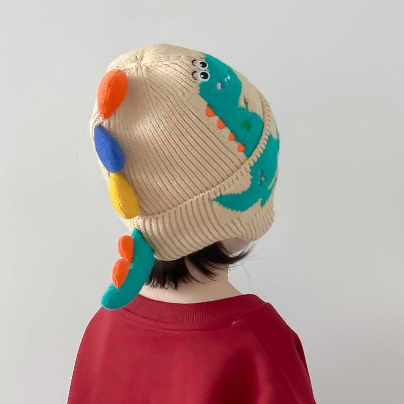 Children'S Hat Boys' Cute And Super Cute Knitted Woolen Hat Girls' Windproof Ear Protection Baby Thickeneded Warm Hat - Image 5