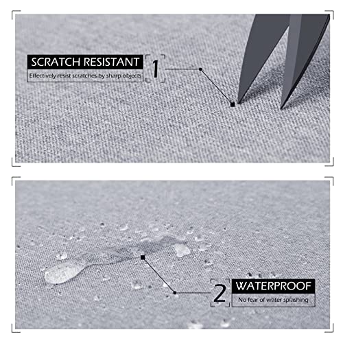 MicaYoung 14 Inch Laptop Sleeve Case Water-Resistant Protecive Bag with Front Pocket Retractable Handle Notebook Carrying Case for 14 Inch Chromebook Notebook,Gray - Image 4