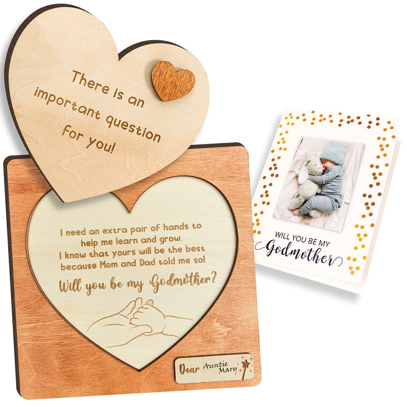 97 Decor 97 Decor Will You Be My Godmother Proposal Gift Godmother Gifts from Godchild Gifts for Godmother Fairy Godmother Card God Mom Proposal Puzzle Asking Card for Baptism 