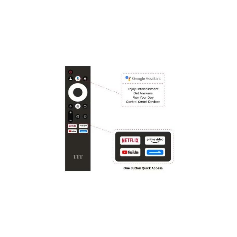 Smart TV for living room use, A+ panel, black finish, 4K FHD resolution with Dolby Vision Atmos, HDR10/HLG, Game Mode, Android 14, Google Assistant, HDMI ARC - Image 5