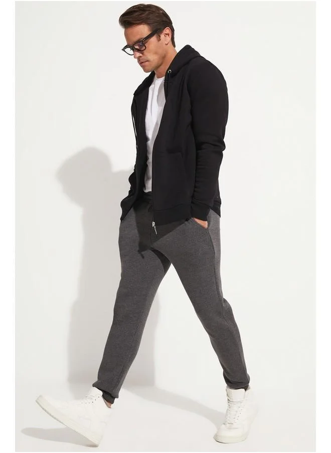 جون June Men Shirred Sweatpant Anthracite