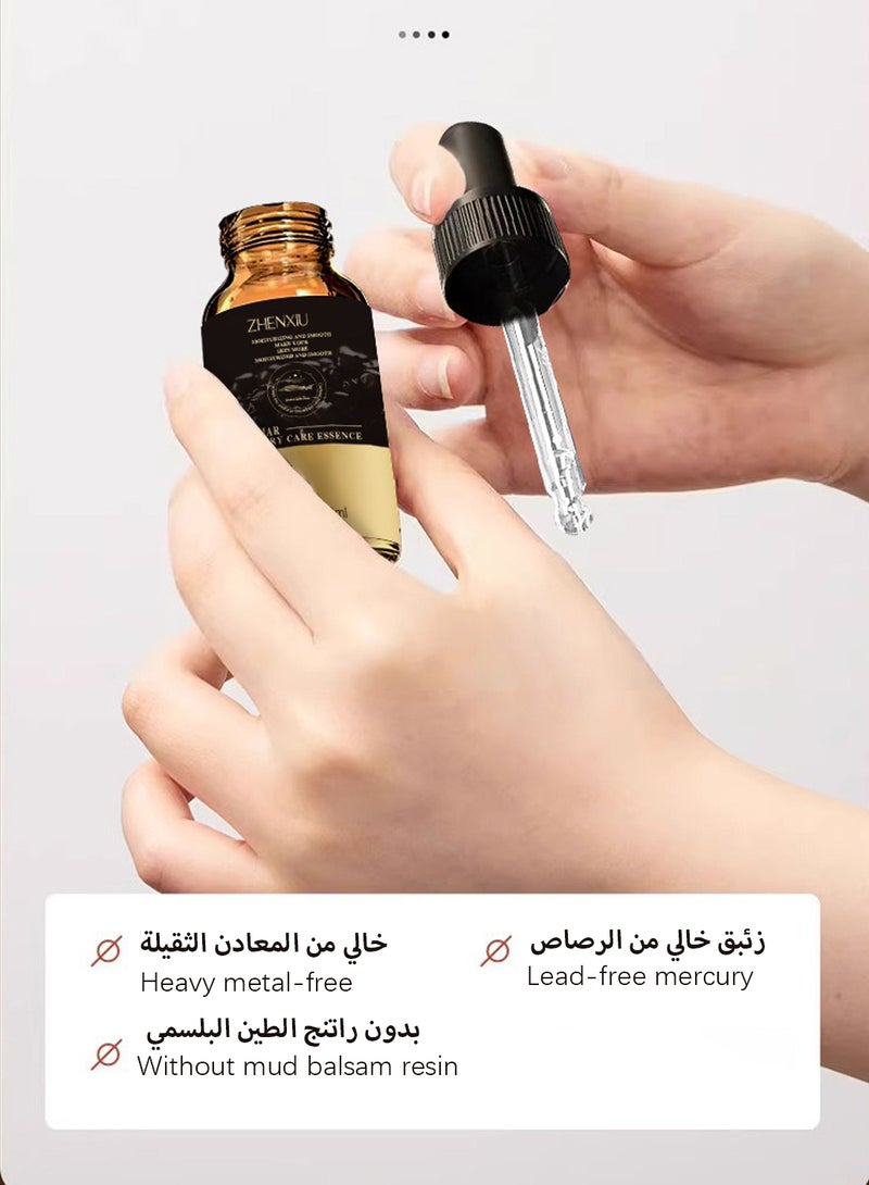 جين شو خلاصة العناية الفاخرة بالكافيار، مرطب مضاد للشيخوخة وتجديد الرطوبة وتنعيم وإصلاح الوجه للوجه وتقليص المسام وتهدئة البشرة 30 مل  - Image 5