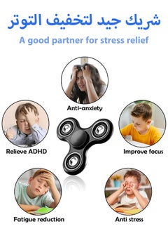 HEROCKX Fidget Spinner Stress and Anxiety Relief Spinner Leisure Toys Kids Toys  Focus Party Time Killing Toys-1 Pack  - Image 4