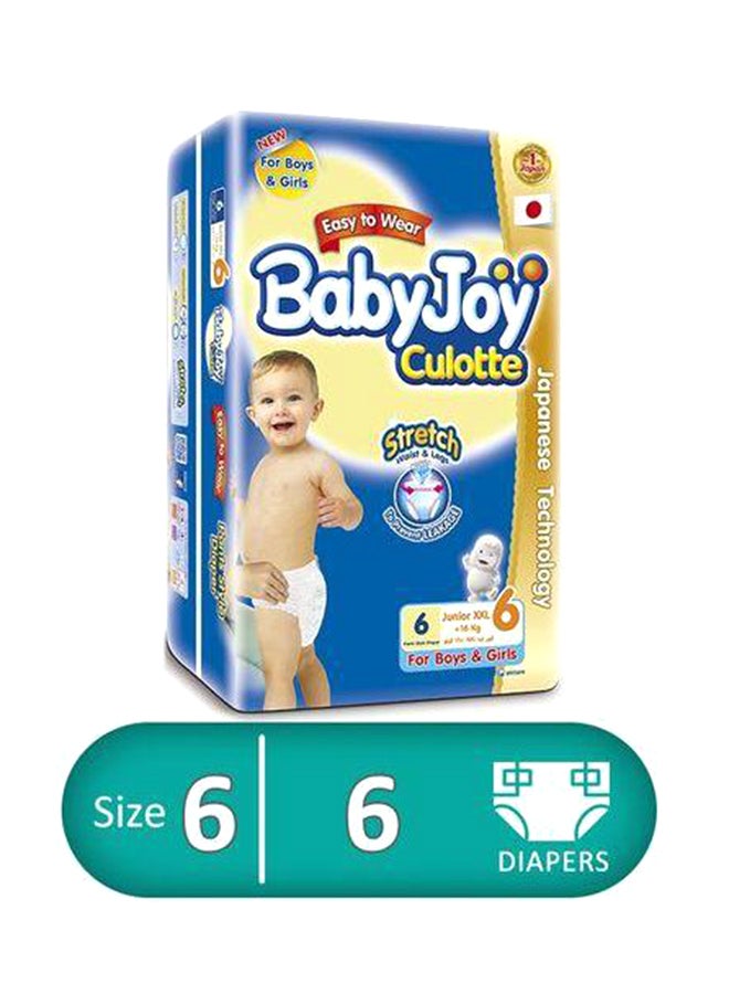 BabyJoy Baby Joy Culotte Stretch Pants Diapers Size 6(16+ Kg ), 6 Count - Image 2