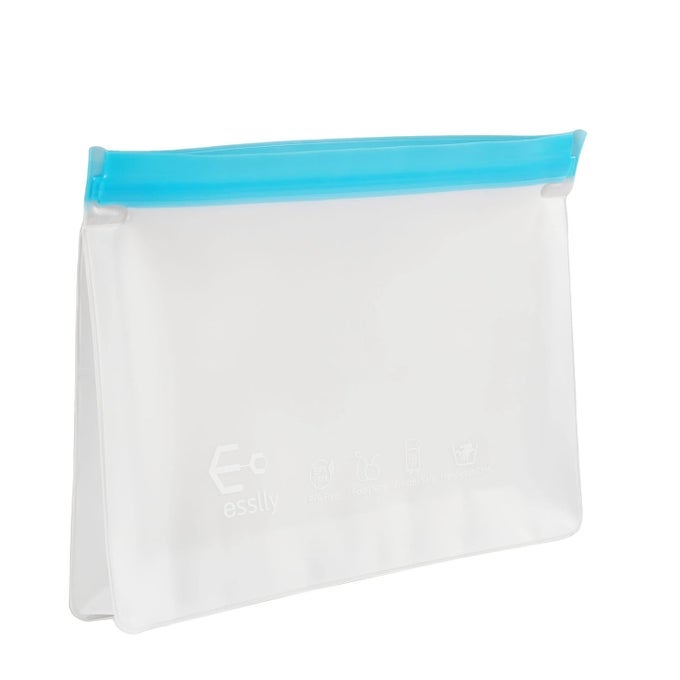 VEGETABLE BAG FOR FRIDGE ZIPLOCK POUCH BAGS PACK OF 10 SIZE 25X185X5 CMSREUSABLE WASHABLE FREEZER SAFE LEAKPROOF PREMIUM PEVA MATERIAL