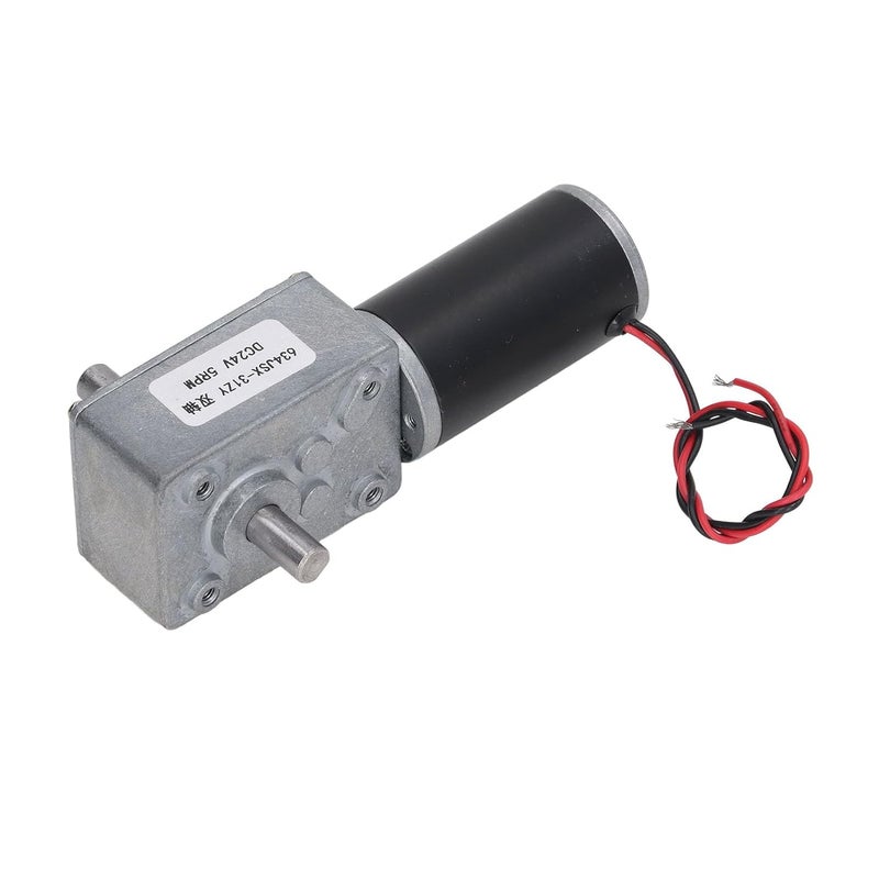 5RPM 24V DC Gear Motor High Torque Dual Shaft Reversible For Printers Copiers - Image 5