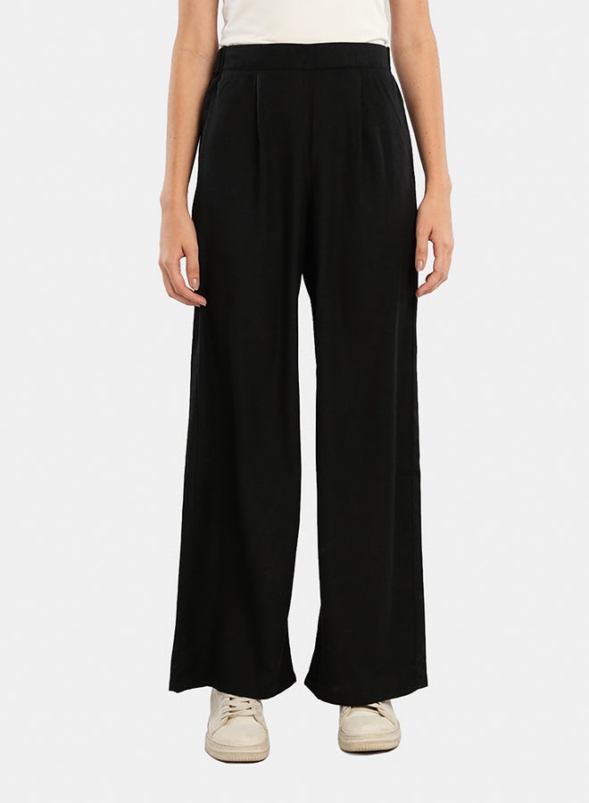 Carina Black Comfy Lounge Pants - Image 1