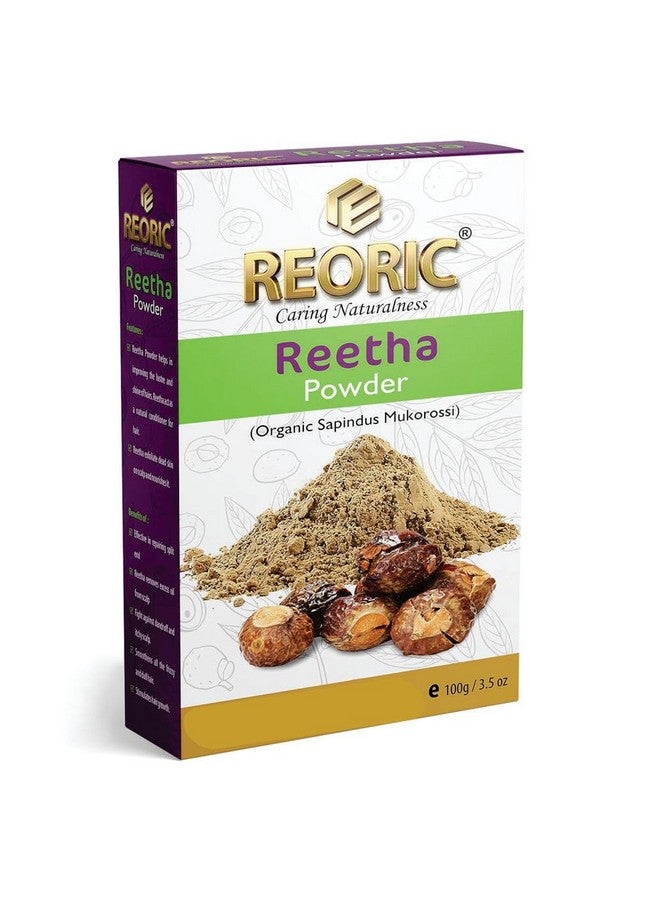 REORIC مسحوق ريرك ريثا أملاء شيكوكاي برينغراج | مسحوق أريثا | صابون الجوز للشعر | مسحوق عنب الثعلب الهندي | مسحوق شيكوكاي | أكاسيا كونشينا | مسحوق برينغراج | إكليبتا ألبا (400 جرام، عبوة من 4)  - Image 4
