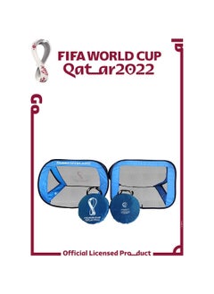 FIFA 2-Piece Portable Football Goal Net Set Fun Activity Creative Play Set  - Image 3